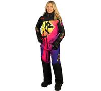 FXR CX Lite 2023 Costume de motoneige une pièce pour dames, noir-multicolore, taille 8 pour femmes