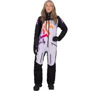 FXR CX Lite Supernova Combinaison de motoneige une pièce pour femmes, Noir/Blanc/Violet/Rouge, Taille 14
