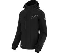FXR Edge 2-in-1 Veste de motoneige pour dames, Noir/Argent, Taille 4