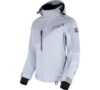 FXR Edge 2-in-1 Veste de motoneige pour dames, noir-gris, taille XL pour femmes