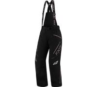 FXR Edge Pantalon de bavoir pour motoneige pour dames, noir-pourpre, taille S 30 pour femmes