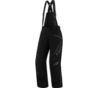 FXR Edge Pantalon de bavoir pour motoneige pour dames, noir, Taille 4