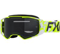 FXR Factory Ride Graphic Lunettes de motocross, blanc-jaune pour homme