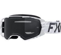 FXR Factory Ride Graphic Lunettes de motocross, Gris/blanc