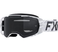 FXR Factory Ride Graphic Lunettes de motocross, gris-blanc pour homme