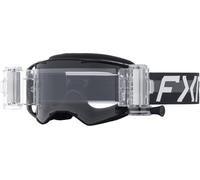 FXR Factory Ride Roll-Off Lunettes de motocross, noir-blanc pour homme