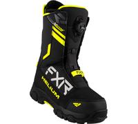 FXR Helium BOA Bottes de motoneige, noir-jaune, taille 42 pour homme