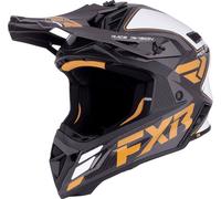 FXR Helium Carbon, casque de motocross L Noir/Blanc/Or Noir/Blanc/Or