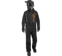 FXR Helium Lite 2025 Combinaison de motoneige 1 pièce, noir-brun-or, taille S pour homme