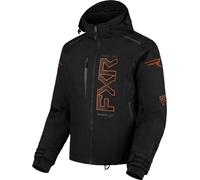 FXR Helium X 2-in-1 2025 Veste de motoneige, noir-orange, taille XL pour homme
