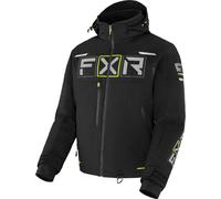 FXR Maverick 2-in-1 Veste de motoneige, noir-gris-jaune, taille XL pour homme