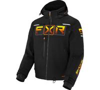 FXR Maverick 2-in-1 Veste de motoneige, noir-orange, taille 2XL pour homme