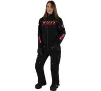 FXR Maverick F.A.S.T. Insulated Costume de motoneige une pièce pour dames, noir-rose, taille 12 pour femmes