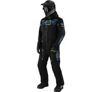 FXR Maverick Lite Costume de motoneige une pièce, noir/bleu/jaune, Taille XS