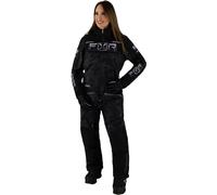 FXR Maverick Lite Costume de motoneige une pièce pour dames, noir-gris, taille 8 pour femmes