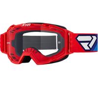 FXR Maverick Prime Graphic Lunettes de motocross, Rouge/Bleu