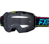 FXR Maverick Prime MX Rave S26, lunettes de protection One Size Noir/Bleu/Fuchsia/Jaune Net Noir/Bleu/Fuchsia/Jaune Net