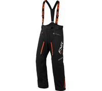 FXR Mission FX Pantalons de motoneige, noir-orange, taille L pour homme