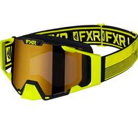 FXR Pilot Stripes Lunettes de motoneige, jaune/noir, Taille unique