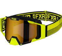 FXR Pilot Stripes Lunettes de motoneige, noir-jaune pour homme