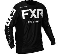 FXR Podium MX Gear Maillot motocross, noir-blanc, taille XS pour homme