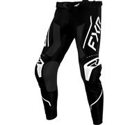 FXR Podium Relay MX Black, pantalon en textile 36 Noir/Blanc Noir/Blanc