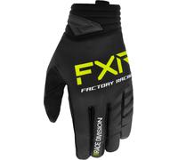 FXR Prime 2023 Gants de motocross, noir-gris-jaune, taille 2XL pour homme