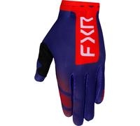 FXR Pro-Fit Air Logo Gants de motocross perforés, bleu/rouge, Taille L