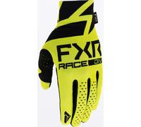 FXR Pro-Fit Lite Gants de motocross, noir-jaune, taille L pour homme