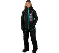 FXR Recruit F.A.S.T. Insulated Costume de motoneige une pièce pour dames, noir-multicolore, taille 12 pour femmes