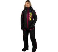 FXR Recruit F.A.S.T. Insulated Costume de motoneige une pièce pour dames, noir-rose, taille 4 pour femmes