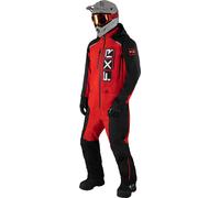 FXR Recruit Lite 2023 Costume de motoneige une pièce, noir-rouge, taille XL pour homme