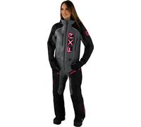 FXR Recruit Lite 2023 Costume de motoneige une pièce pour dames, noir-gris, taille 6 pour femmes