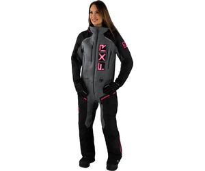 FXR Recruit Lite 2023 Costume de motoneige une pièce pour dames, noir/gris, Taille Courte 6