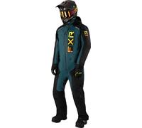 FXR Recruit Lite 2023 Costume de motoneige une pièce, vert-jaune, taille 2XL pour homme