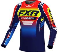 FXR Revo Alpha MX Nuke, maillot XS Bleu Foncé/Bleu/Rouge/Jaune Néon Bleu Foncé/Bleu/Rouge/Jaune Néon
