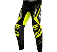 FXR Revo Alpha MX Toxic, pantalon en textile 32 Noir/Jaune Néon Noir/Jaune Néon