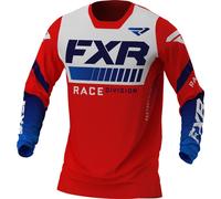 FXR Revo MX Gear Maillot motocross, Rouge/Blanc/Bleu, Taille XL