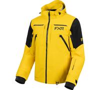 FXR Ridge Pro Trilaminate 2025 Veste de motoneige, noir-jaune, taille M pour homme