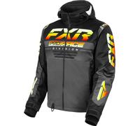 FXR RRX 2025 Veste de motocross imperméable, Noir/Gris/Orange, Taille XS