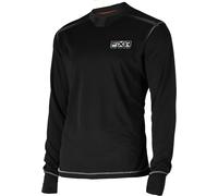 FXR Vapour Merino Chemise fonctionnelle Longsleeve, noir, taille S pour homme