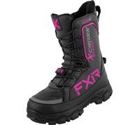 FXR X-Cross Speed Bottes de motoneige, noir-rose, taille 40 pour homme