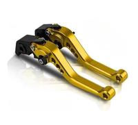 FXVBG Embrayage Leviers De Frein Et D'embrayage Courts Pour Moto - Accessoires Poignées Pour Y-AMAHA DT50 (3MN) 1989-1997 DT50R (70K10/70K1A) 2012-2013(Yellow)