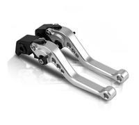 FXVBG Embrayage Leviers De Frein Et D'embrayage Courts Pour Moto - Accessoires Poignées Pour Y-AMAHA DT50 (3MN) 1989-1997 DT50R (70K10/70K1A) 2012-2013(Silver)