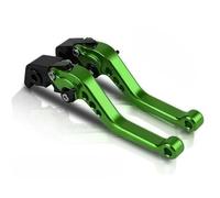 FXVBG Embrayage Poignées De Commande Pivotantes Pour Moto, Leviers Frein Et D'embrayage Courts - Accessoires Pour Y-AMAHA DT50R (70K10/70K1A) 2012-2013(Green)