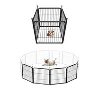 fxw Rollick Enclos pour Chiens pour Intérieur, Jardin, Camping Et Camping-Car, 60cm, 4 Panneaux pour Petits Chiens, Noir │ Breveté