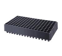 Fxzqgnh 12 Pièces Plateau de Semis Plateaux de Culture Micro-pousses Multi-cellules Support Reutilisable en PP Respirant Drainage Efficace Adapté pour La Prod, 128 cellules