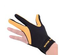 Fxzqgnh 2 Gants de Billard pour Main Gauche, en Tissu élastique Respirant, avec Protection Antidérapante et Bande Ajustable. Couleurs Recommandées : Jaune et