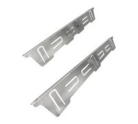 Fxzqgnh 2 Pièces Protège-fente de Cuisinière Bande Flexible En Acier Inoxydable Garniture pour Comblement entre Fourneau et Plan de Travail Barrière Résistant, Argent