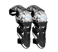 Fxzqgnh 2 Pièces Protège-Genoux Genouillères Protège-Tibia Accessoires Sécurité Articulations Réglables Convient pour Football Basketball Skat, Blanc,